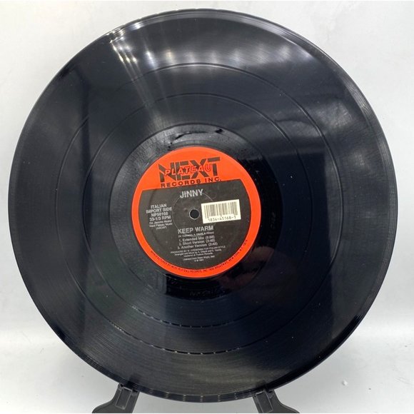 Jinny – Keep Warm 12” Garage House Vinyl 1991 Next Plateau Records 6 Mixes 91 - Picture 4 of 6